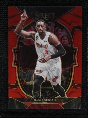 2022-23 Panini Select Concourse Red Prizm 45/199 Bam Adebayo #57 09br