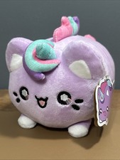 Tasty Peach Studios Aurora Lavender Dream Meowchi 5.5 Tall 8.5 Long New Tags