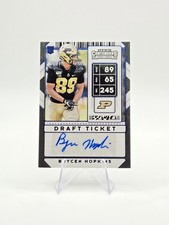 Brycen Hopkins 2020 Panini Contenders Draft Picks Auto Blue SP #241