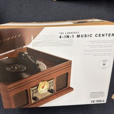 Victorla The Lawrence 4 In 1 Music Center Mahagony