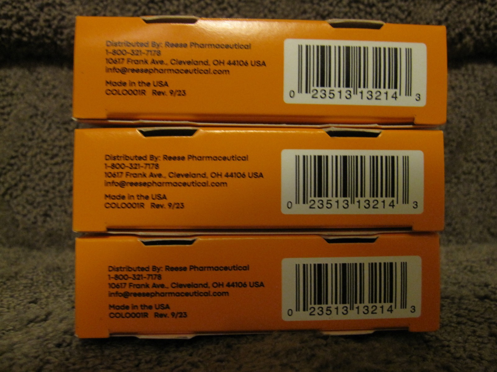 3 Pack Reese's Colo Test Immunochemical Fecal Occult Blood Test (iFOB)~Free Ship