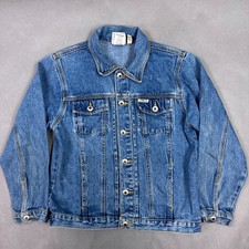 Cinch Jacket Youth Medium Blue Denim Jean Trucker Western Cowboy Faded Boys M