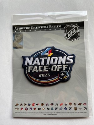 2025 NHL 4 NATIONS FACE - OFF PATCH PLAYER NHL JERSEY STYLE OFFICIALLY LICENSED
