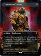Commander's Plate (Borderless) | Foil | Magic | LP | TMC - 135 | P