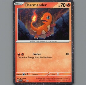 Charmander SVP047 Black Star Promo Cosmos Holo