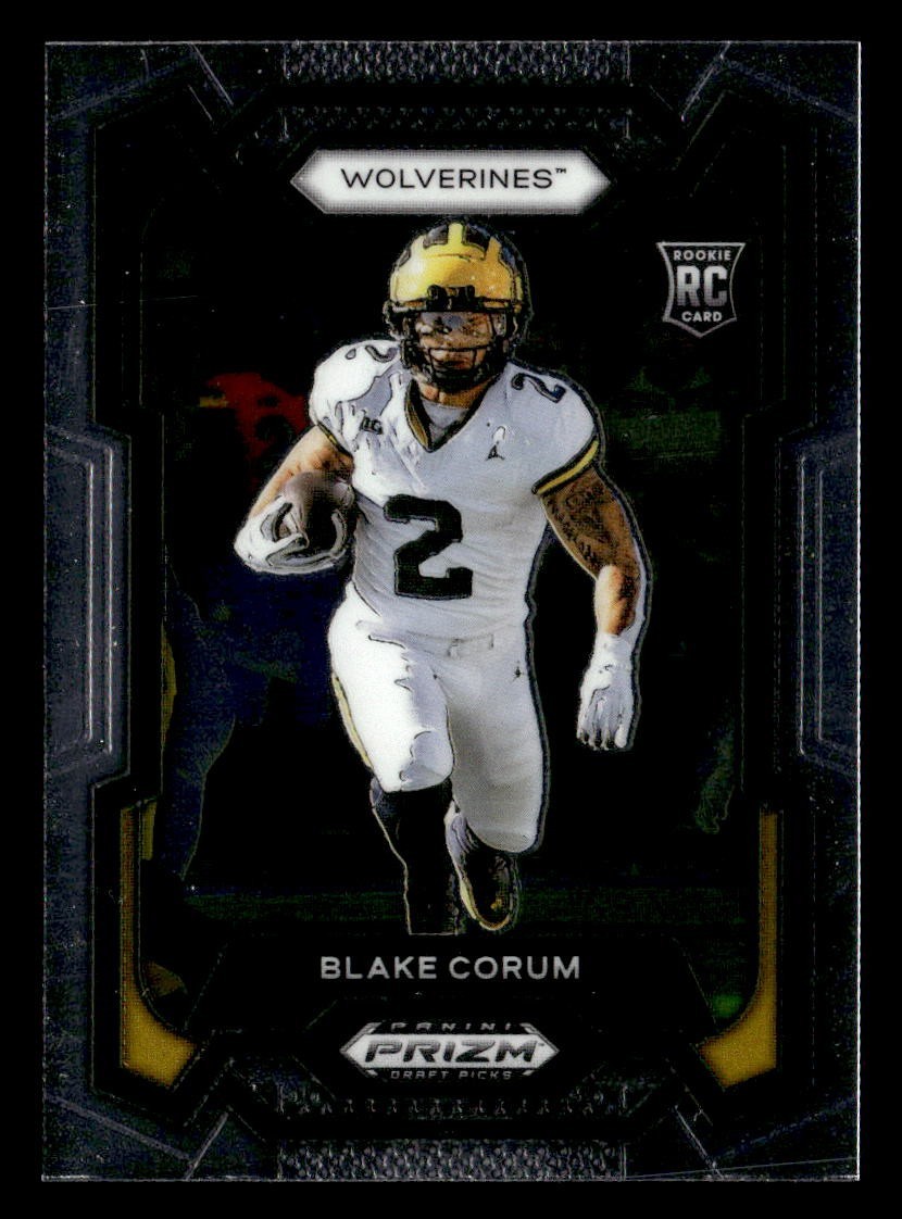 Blake Corum 2024 Panini Prizm Draft Picks Card #128 Michigan Wolverines
