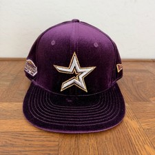 Bee Fly Houston Astros Selena Final 1995 Astrodome Purple Velvet Fitted Hat