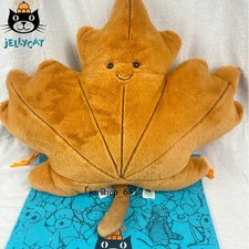 43CM Jellycat Woodland Maple Leaf Plush Doll Tags + Dust Bag Christmas Club Gift
