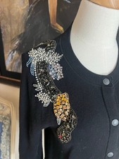 Zadig  Voltaire Cardigan Black with crystal Embellishments S