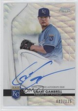 2020 Bowman Sterling Prospect Wave Refractor 2/125 Grant Gambrell Auto 4f5