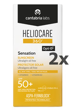 2 pack Heliocare 360    Sensation SPF 50 Sunscreen, ultralight oil free 50 ml