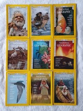 National Geographic Magazine 9 Issues From 1973 With Maps And Supplement's