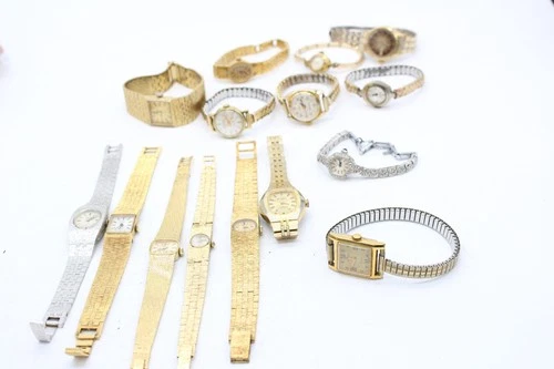 F x15 Vintage Ladies Manual Wind Running Wristwatches Inc Sekonda, Accurist Etc