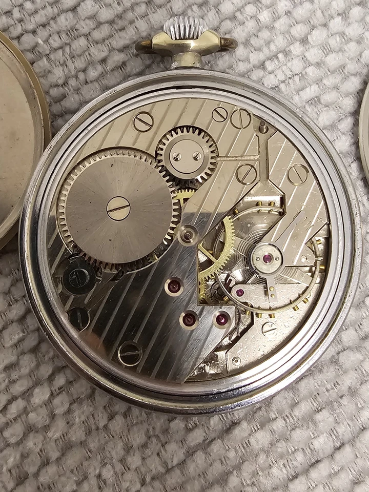 Montre Gousset ELAN ANCRE 15 RUBIS TRÈS BONNE ÉTAT A RÉVISER - Photo 3/4