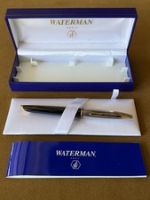 Vintage Waterman Carene Deluxe Black, Silver,...