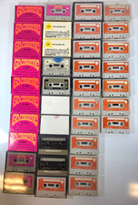 Mixed Lot of 37 Normal Bias Cassettes 30 Mostly 90 Minute Sold As Blanks
