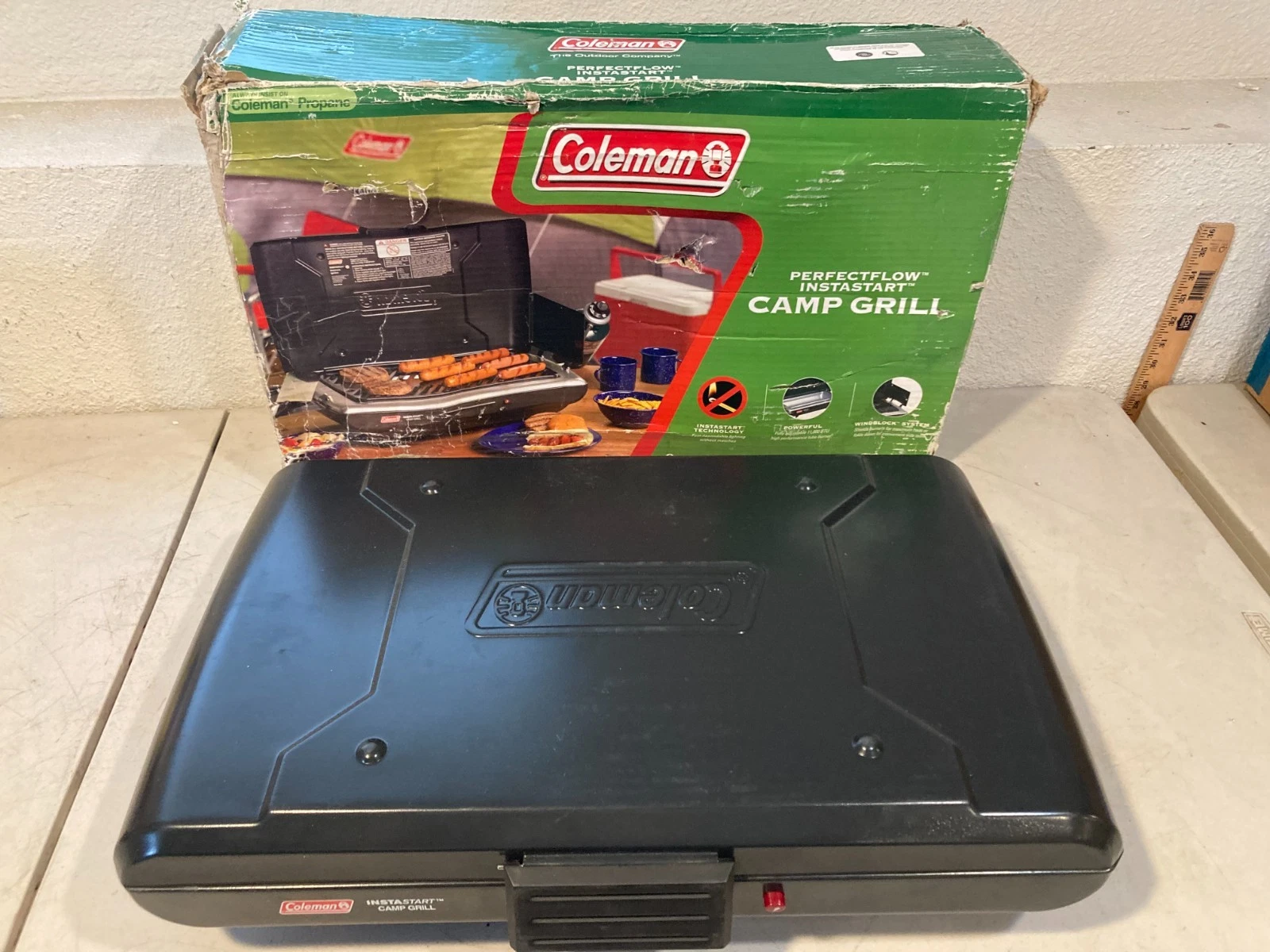 Coleman InstaStart Grill Stove Portable Propane Camp Stove