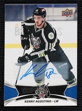 2016-17 Upper Deck AHL Auto Kenny Agostino #78 Auto z6b