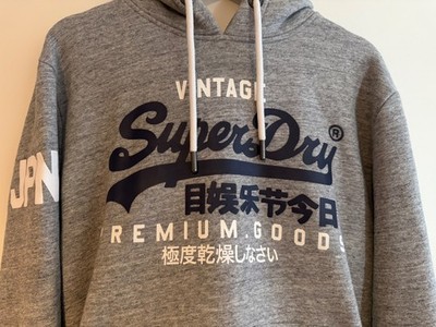 ****** Original SUPERDRY HOODIE KAPUZENPULLOVER ( Größe L ) ******
