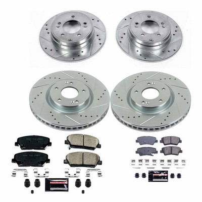 Power Stop K6325 Z23 Daily Driver Brake Pad and Z23 Evolution Brake Rotor Kit