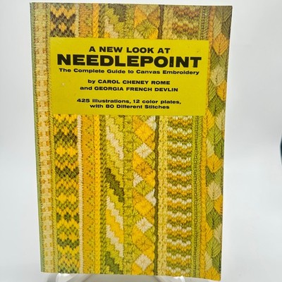 A New Look at Needlepoint Carol Cheney Rome Georgia French Devlin 1972