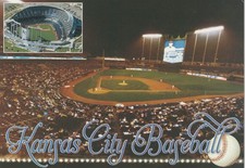 Major League Baseball Kansas City Royals Kauffman Stadium (inset view) Postcard