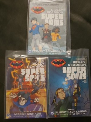 SUPER SONS Rebirth - 1 2 3 komplett - Paperback PANINI 2018 ...Tierisch gut B16