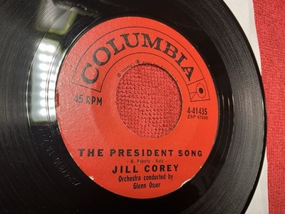 Jill Corey The President Song Have I Told You Lately That I Love You 45 RPM
