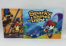 Sparky Shines His Light & Braves The Big Bees by Jack Eggar AWANA Hardcover Book