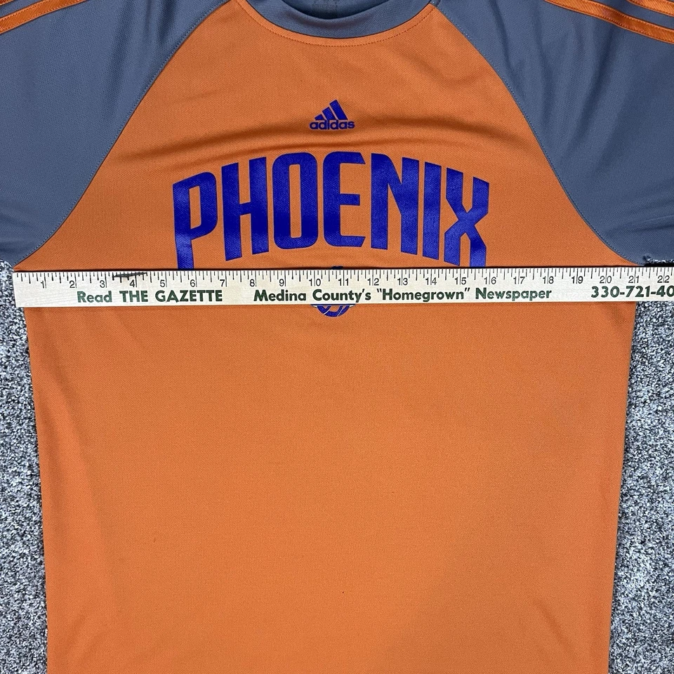 2010s Adidas Phoenix Suns Warm Up Shooting Long Sleeve Shirt Size Small - Image 2 of 4