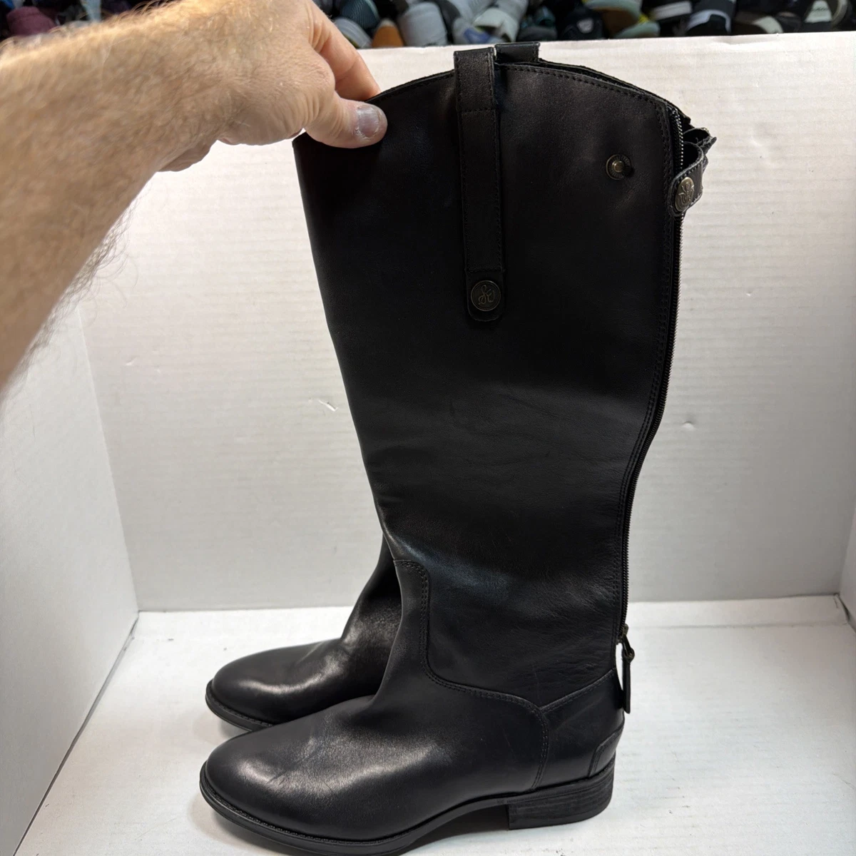 Bottes D'équitation En Cuir Marron Pour Femmes