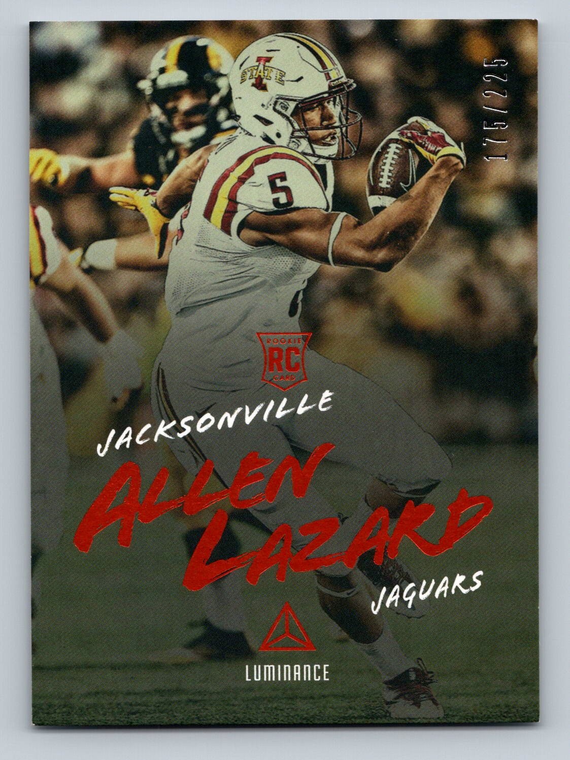 2018 Panini Luminance #102 Allen Lazard Orange #/225