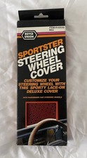Royce Union Sportster Steering Wheel Cover Red Nos Vintage