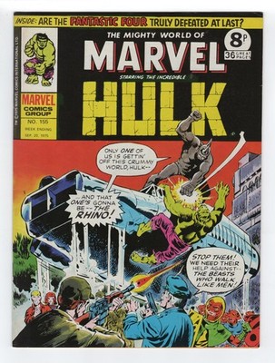 1972 MARVEL INCREDIBLE HULK #158, DAREDEVIL #47 & FANTASTIC FOUR #70 RARE KEY UK