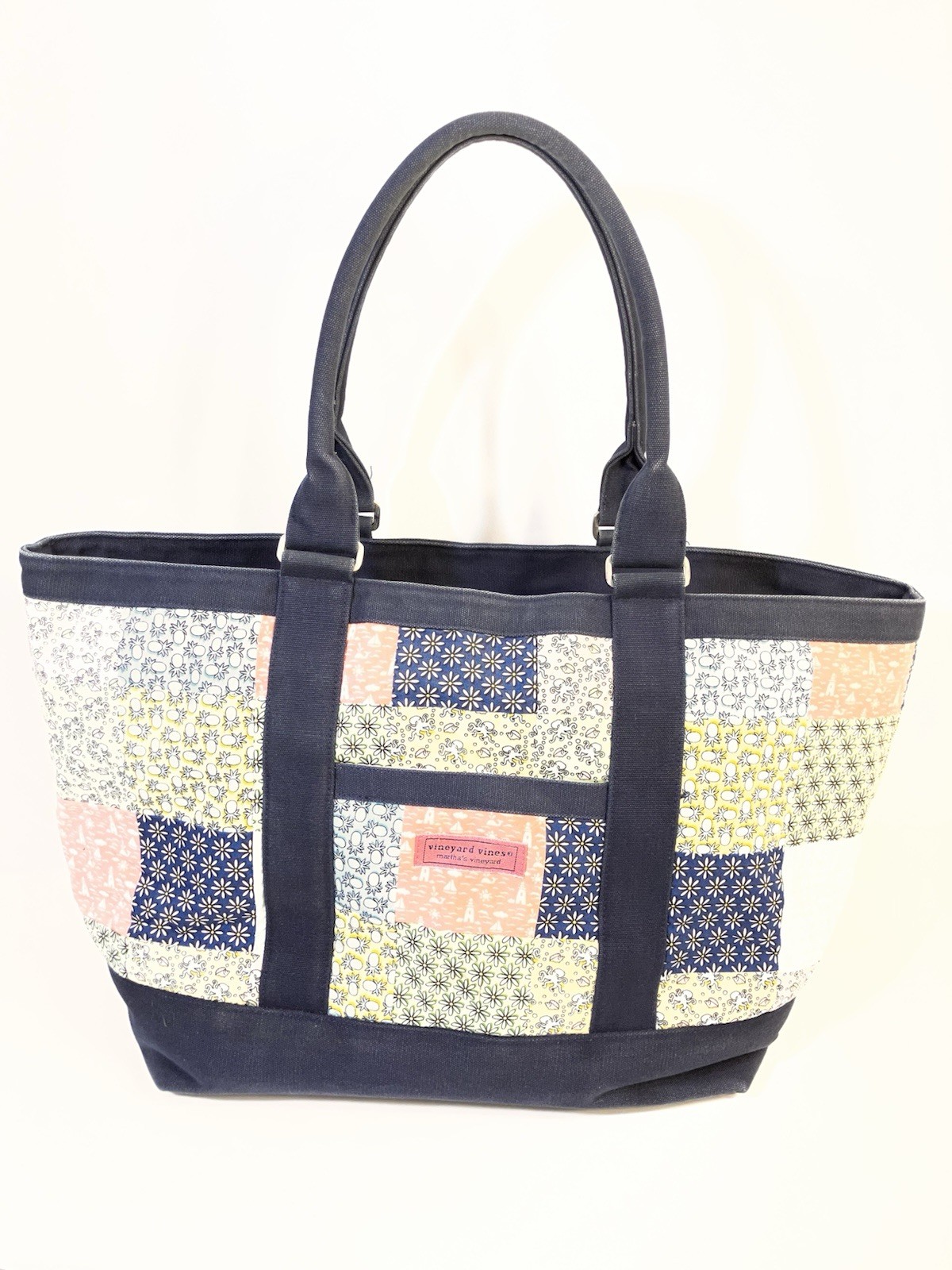 Vineyard Vines Patchwork Canvas Tote - image 2
