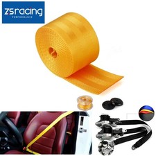 Car Color Seat Belt Replacement Webbing Fabric Racing Safety Belts Strap 3.5m