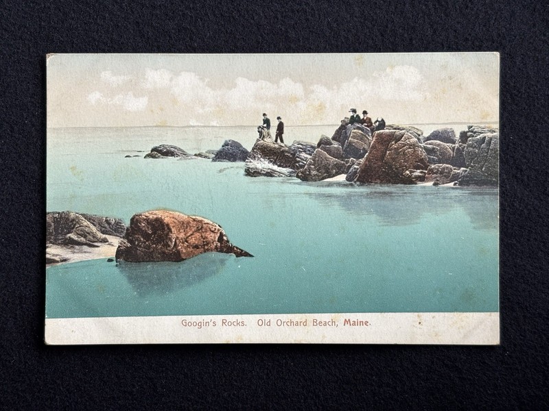 Googin's Rocks Old Orchard Beach Maine 1901-07 Era Antique Postcard
