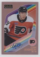 2023-24 O-Pee-Chee Platinum Retro Red Rainbow Auto Cam Atkinson #R-56 Auto 1q7q