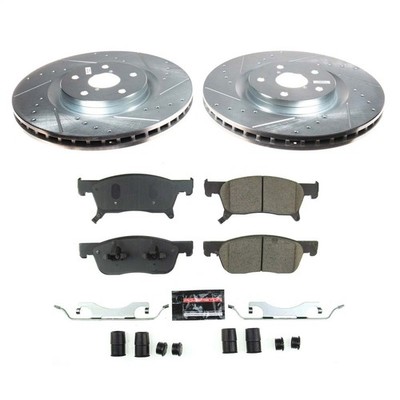 Power Stop K8479 Z23 Daily Driver Brake Pad and Z23 Evolution Brake Rotor Kit
