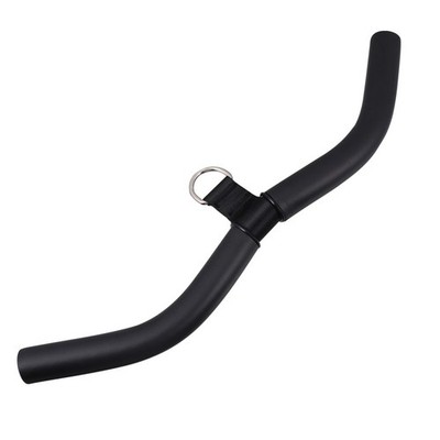 1Pc Black Steel Muscle Trainer Pull Down Bar for Full Upper Body Workout