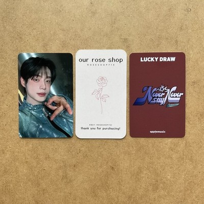 ZB1 Zerobaseone Never Say Never Apple Music Official Photocard LD