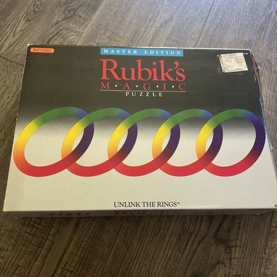 Rubik s Magic Master Edition Puzzle Boxed Matchbox Vintage Like Rubiks Cube