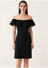 NWOT Banana Republic 100 Black Dress - Size 6