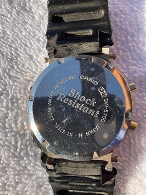 CASIO G-SHOCK DW-5700 ② Casio DW-5700 module 691 G-Shock 200m Digital Watch Alarm Chrono