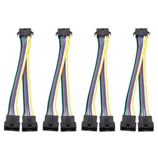 ARGB Splitter Cable, 4 Pcs Fan RGB Extension Power Cord with 6Pin Splitter Cable