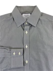 Charles Tyrwhitt Men's Non-Iron SLIM FIT Dark Gray Stripe Dress Shirt 16/34