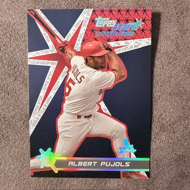 2001 Topps Stars Rookie Card- Albert Pujols #198 (RC)