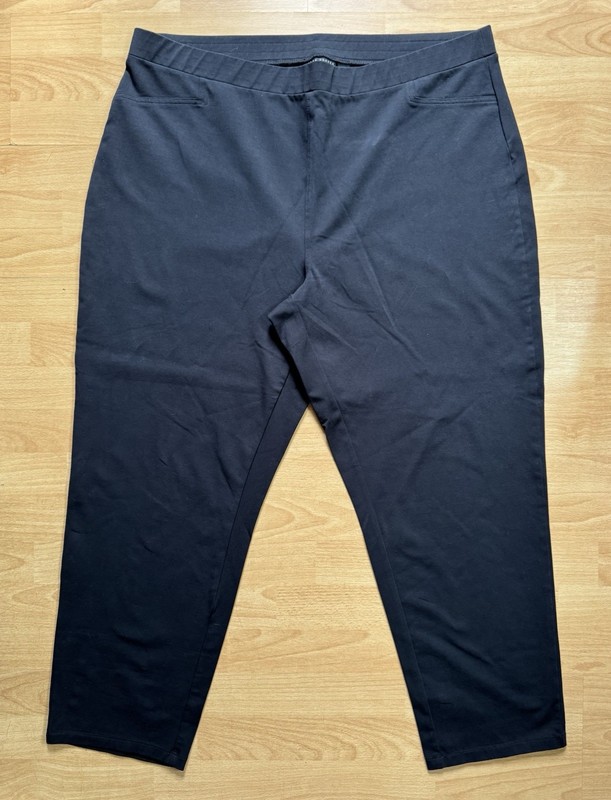 NEW Susan Graver Women’s Black Weekend Pants Sz 2X A454585
