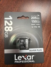 Lexar Media LSDSIPL128G-BNNNU Mf Professional Silver Plus 128Gb Sdxc Uhs-I