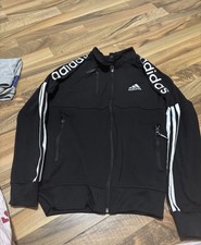 adidas Herren Trainingsjacke Schwarz Weiß S ...